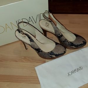 Joan & David snake shoes